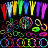 AIVANT Glow Sticks Bulk Party Supplies | 60 PCS 8 Inch Glowsticks with Connectors for Eyeglasses Balls Butterflies | Glow in the Dark Light Up Sticks Party Favors Decorations