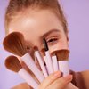 essence | Powder Brush | Long, Soft Bristles for Pressed & Loose Powder Makeup Application & Blending | Vegan & Cruelty Free