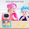 Toy Air Fryer for Kids, Kids Play Kitchen Playset Accessories, Chefs Pretend Play Kitchen Appliance Toys Oven w/Light, Sound, Play Food Grill Cooking Utensils for Kids Boys Girls Toddlers 1-3 2+