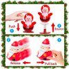 Christmas Small Pull Back Cars & Pop Up Toys,Santa Spring Launchers,Snowman Jumping Popper Toy,Bouncy Spring Toys,Xmas Party Favors Gifts for Kids Classroom Prizes,Goodie Bag Stocking Stuffers,12 PCS