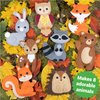 Craftorama Sewing Kit for Kids, Fun and Educational Animal Craft Set for Boys and Girls Age 7-12, Sew Your Own Felt Animals Craft Kit for Beginners, 165 Piece Set