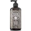Beard Wash Shampoo w/Argan & Jojoba Oils - Softens & Strengthens - Natural Peppermint and Eucalyptus Scent - Beard Shampoo w/Beard Oil (17 oz Shampoo)