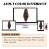 NOSTALGIA Brown Ponytail Extension 26 Inch Long Curly Wavy Drawstring Ponytail Extension Synthetic Hair Extensions Ponytail for Women Daily Use Brown with Blonde Highlights