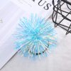 Minkissy Pom Hair Ties Sparkle Ball Hair Bands Elastic Ponytail Holders 6PCS xmas party favors(White Yellow Purple Blue Pink Light Purple)