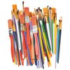 Paint Brush Variety Pack - 72 Pieces - Educational and Learning Activities for Kids