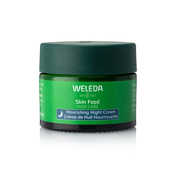 Weleda Skin Food Face Care Nourishing Night Cream, 1.3 Fluid Ounce, Plant Rich Moisturizer with Sacha Inchi Oil, Cica and Squalane