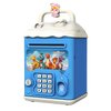 IKRUZZI Electronic Piggy Bank Mini ATM Savings Machine Money Coin Bank Safe Box with Password & Simulate Fingerprint Unlocking,Great Birthday Christmas Toy Gifts for Girls Boys Kids