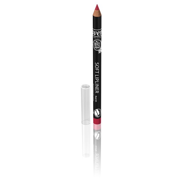 Lavera Red Lip Liner Pencil, Ultra-Smooth, Creamy and Long-Lasting Texture, Vegan, Organic