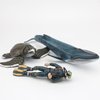 Ocean Sea Marine Animal Figure Toys Playsets 3 PCS Diver Blue Whale Sea Turtle Model Toy Desktop Decoration Collection Party Favors Toys for Boys Girls Kids