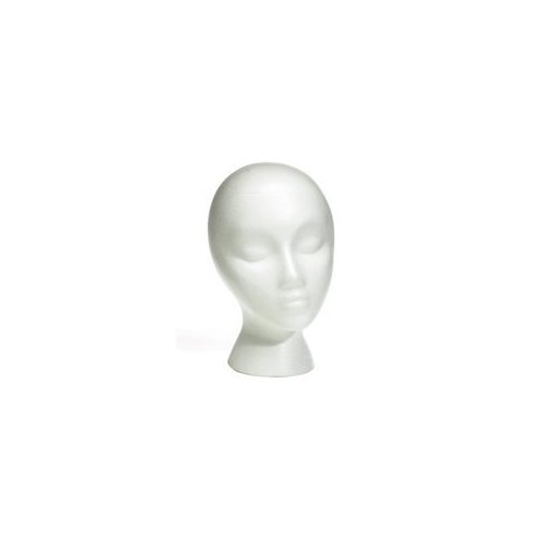 Styrofoam Wig Head (Female) 2-Pack by Lace Locs, Inc