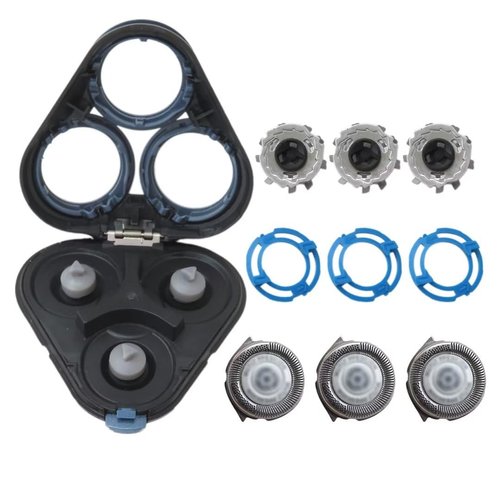 S6000 Replacement Complete Head Assembly for Philips Norelco Mens Cordless Wet Dry Electric Shaver SH50 5000 6000 S6011 S6015 S6840 S6550 S6580