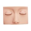 Lash Mannequin Head, Removable Silicone Replacement Eyelash Mannequin Head, Lash Extension Training Practice Head Eye Lash Extension for Lash Practice Makeup Eyelash Extensions ()