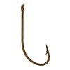Eagle Claw 084F-2 Plain Shank Offset Fishing Hook, 50 Piece (Bronze)