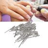 Cuticle Polishing Bits, 50Pcs Professional Nail Drill Bits Sand Strong Hardness Rough Surface for Salon for Pedicure
