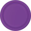 Creative Converting Amethyst Paper Dinner Plate, 9", Purple
