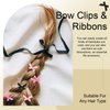 30 Pcs Small Hair Bows for Women 3/8" 150 Yards Pink Ribbon for Hair Bows Hair Barrettes for Girls Pink Bow Hair Clips Mini Bowknot Hair Clips Satin Ribbon for Braided Hair Wedding Christmas Decor