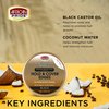 African Pride Black Castor Miracle Hold & Cover Edges - Slicks Edges, Covers Grays, Fills Thinning Areas, Contains Black Castor Oil & Coconut Oil, 2.25 oz (3 Pack)