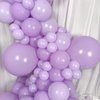 100 Pack Macaron Purple Balloons Different Sizes 18 12 10 5 Inch KIRIKOU Party Balloons for Birthday Valentines Baby Shower Bridal Wedding Party Decors
