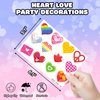 Heart Temporary Tattoos - Valentine Tattoos 96PCS Love Themed Stickers for Kids Birthday Party Supplies, Decorations, Favors, and Prizes - Cute Gifts for Boys and Girls