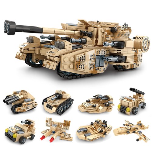 kececo Tank Construction Set, World War II Military Army Tank Model Toys, Adults or Men and Boys, Home Decoration History Collection Gift for Military Fans Tanks Military Army Tank Tank Sets