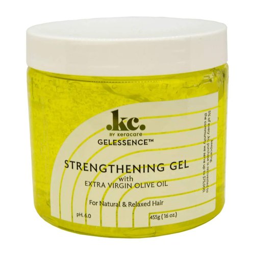 KeraCare GelEssence Strengthening Gel - 16 ounce - with Extra Virgin Olive Oil (EVOO) - Strengthe...