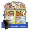 Legendary Heroes Pokémon Compatible TCG Random Assortment Bundle || Guaranteed Legendary Heroes Duo + 6 Holographic Cards + 6 High HP Cards + Dan123yal Deck Box