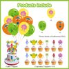 Super Songs Birthday Party Decorations, Cartoon Kids Songs Party Supplies with Happy Birthday Banner, Cupcake Cake Toppers, Balloons for Kids Birthday Party Baby Shower Decorations
