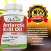 Antarctic Krill Oil - 120 Softgels - Omega-3 EPA, DHA, with Astaxanthin - Sourced from Red Krill - Maximum Strength - 500mg