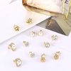 HAIAISO 6 Pairs Clip On Earrings Cubic Zirconia Pearl Knot Twist Clip On Earrings Non Pierced for Women Girls Clip Earrings Set