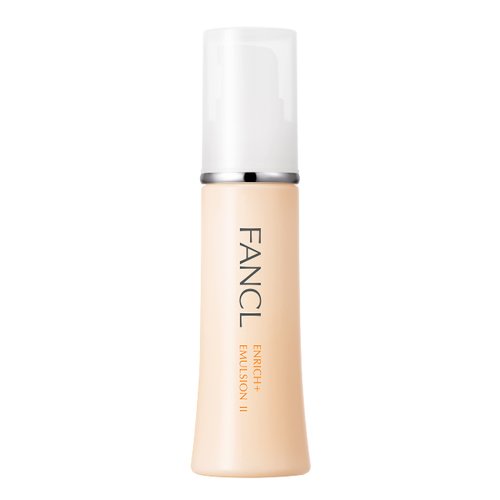 FANCL Enrich+ Emulsion II - 100% Preservative-Free, Facial Lotion with Niacinamide, Hydration, Anti-Aging, Firming & Elasticity Solutions for All Skin Types