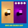 WiZ Connected Color Elpas - Pack of 1 - Smart WiFi - Outdoor LED Wall Light - 16 Million Colors - Compatible with Alexa Google Assistant, Bluetooth Compatible, No Hub Required