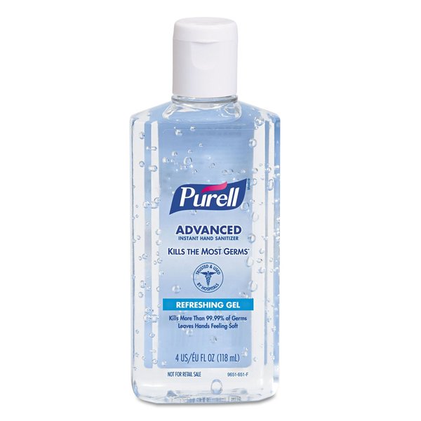 Hand Sanitizer Gel, Travel Size, 4-oz.