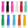 Grevosea 22PCS Silicone Straw Tips Reusable Straws Covers, Food Grade Metal Straws Covers Fit for Stainless Steel Straws of 1/4 Inch Wide(6MM Out Diameter)