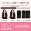 GOO GOO Clip in Hair Extensions Real Human Hair, 14inch 130g 9Pcs, 2A Light Brown, Remy Human Hair Extensions Clip ins for Women, Natural Human Hair