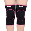 Bezioner Knee Pads Volleyball,Thick Sponge Anti-Slip,Dance Knee Pads for Women Yoga Basketball Football Youth Girls Black and Pink L