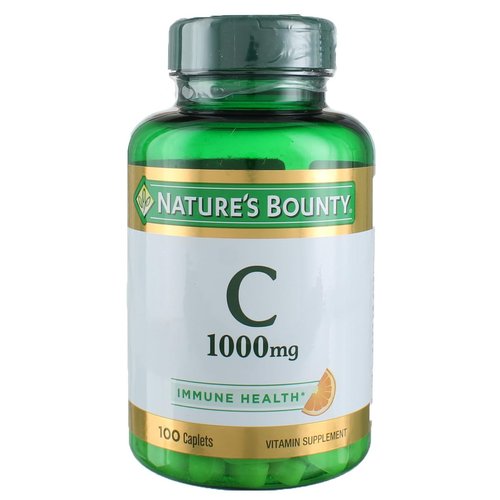Nature's Bounty Vitamin C 1000 mg Immune Health Caplets 100 ea ( Pack of 6)