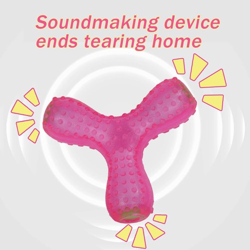 YHBRAK Dog Toy Latex Rubber Dog Toy Rubber Sound Toy Interactive Dog Latex Toy Dog Educational Toy