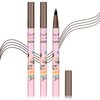 QIUFSSE 3PCS Gray Brown Eyebrow Pencil for Women,Lapiz Para Cejas,Magical Precise Waterproof Brow Pen,Easily Create Natural Eyebrow Makeup-Gray Brown