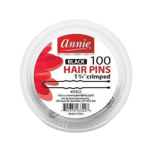 Annie Hair Pins 1 3/4" 100Ct Black