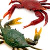 Gemini&Genius Crabs Animal Figures Marine Animal Toys Sea Animal Action Figures Ocean Model Toy Stocking Stuffers, Role Play, Swim, Bath Toys for Kids