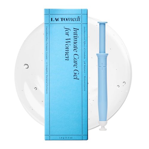 LACTOMEDI Intimate Care Gel | 5-Day Intensive Care Package | Vaginal Probiotics Applicator | Yeast Infection Care | BV Gel | pH Balance Gel | Itchiness and Unpleasant Odor | 1Box x 5pcs