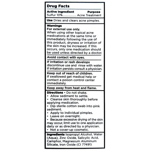 Jolie Anti-Blemish Drying Lotion For Blemishes W/ 10% Sulfur - Overnight Spot Treatment - Acne Solution