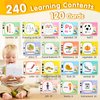 Talking Flash Cards for Toddlers, Learning Drawing Board Toys, Speech Therapy Toys, 240 Learning Content, Toddler Learning Toys for Birthday Gifts for 3 4 5 6 7 Year Olds