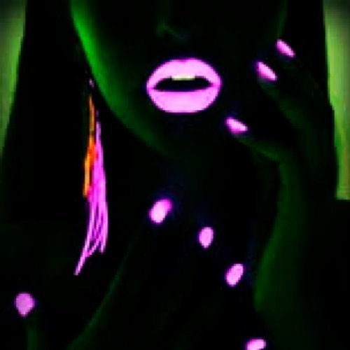 Glow in the Dark Lip Gloss/Nail Polish Combo