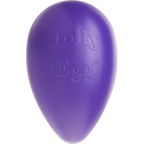 Jolly Pets Jolly Egg Plastic Dog Chew Toy 8 inch Purple