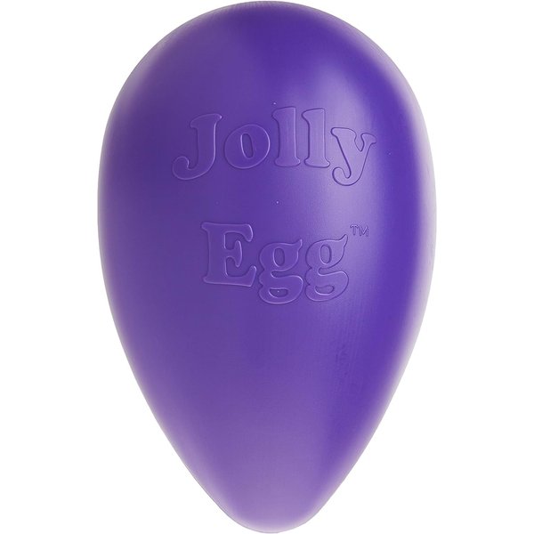 Jolly Pets Jolly Egg Plastic Dog Chew Toy 8 inch Purple