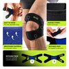 GARNO Knee Brace Plus Size, Dual Patella Tendon Support Strap, Adjustable Neoprene Stabilizer for Meniscus Tear, Arthritis, Tendonitis, MCL, ACL, Pain Relief, Recovery, Running, Men & Women; XL /2XL