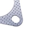 JOIUYOLJ Exhaust Flange Gasket 2 Pcs 2-Bolt 2.5 Inch for Front Down mid catback Manifold Pipe Muffler Tube Turbo invidia Replacements Repair