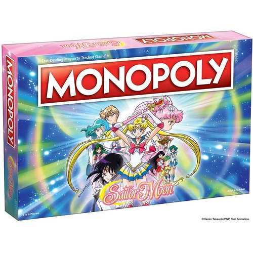 Monopoly Sailor Moon Board Game | Based on The Popular Anime TV Show | Custom Tokens, Money and Game Board | Officially Licensed Merchandise
