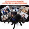 Aerbee RC Spider Tarantula, Wireless Remote Control High Simulation Spider Toy with Glowing Eyes, Perfect for Joke Game Kids Playing